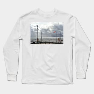 Bad weather sweeping over the Isle of Arran and Claonaig, Scotland Long Sleeve T-Shirt